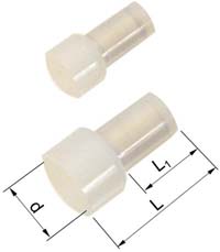 Elpress Pre-Insulated End connectors, fully insulated 1-6 mm
