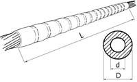 Elpress Overhead Line connectors for alloy AlMgSi (Super B) and Al59 conductors 31-241 mm