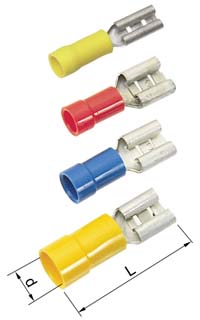 Elpress Pre-Insulated Receptacles terminals 0,1-6 mm