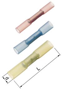 Elpress Pre-Insulated Through connectors with heat shrink insulation 0,5-6 mm