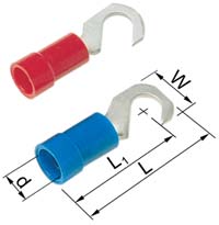 Elpress Pre-Insulated Hook terminals 0,5-2,5 mm