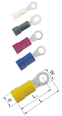 Elpress Pre-Insulated Ring terminals 0,1-6 mm